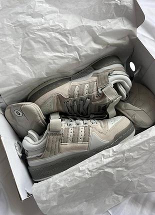 Adidas forum x bad bunny grey