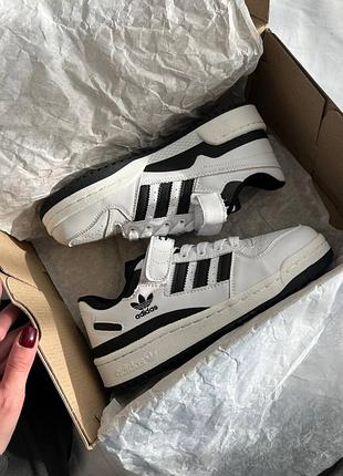 Adidas forum 84 low white black premium