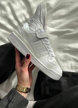 Adidas forum 84 low white premium