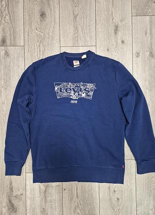 Свитер levi's graphic crewneck,s размер