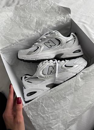 New balance 530 white silver black