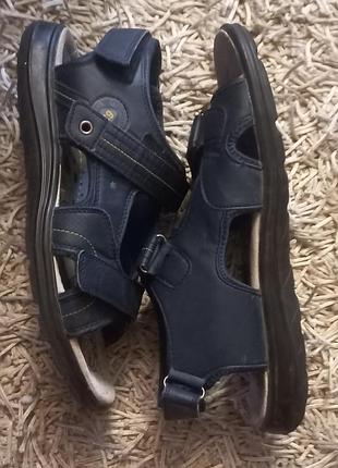 Чоловічі сандалі ok shoes р. 43, темно-сині