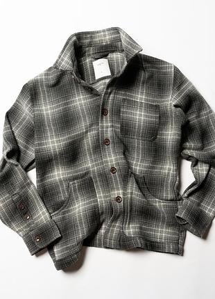 Percival check overshirt black / grey brand workwear jacket [jmh017393]