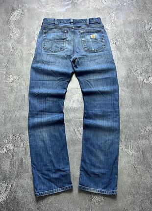 Vintage винтажные джинсы carhartt кархартт big logo bootcut flared будкат клеш size 33/34 размер 33/34