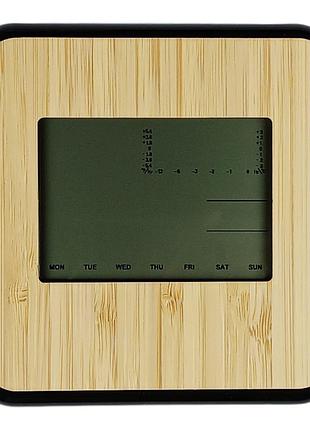 Часы настольные lсd - ee3102w-z (буд, t, влажность 2х1.5v aaа не в комплекте ) (grunhelm)