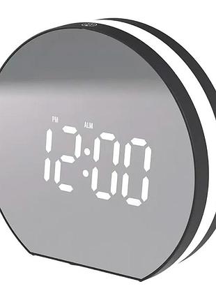 Часы настольные led - ee8076 (буд, t, date, mini usb dc+5v, 3x1.5v aaa) (grunhelm)