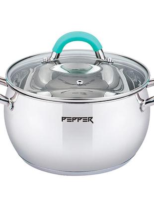 Pr-1108-16 каструля apple mint pepper 16x9,5 см. 2,2 л.