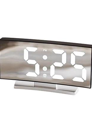 Часы настольные led - dcx-669 (usb dc+5v, 1хcr2032,годочник,буд) (grunhelm)
