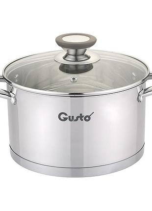 Gt-1103-16 кастрюля level gusto(с силиком.ручками), 16 см, 1,9 л