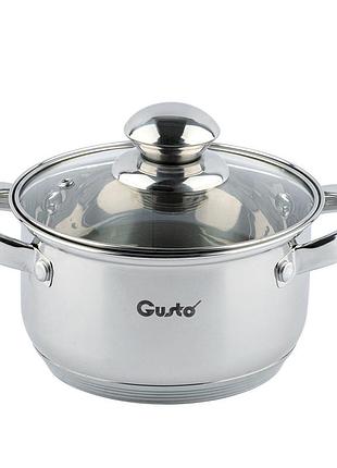 Gt-1500-24 кастрюля nuovo gusto 24см, 6,1л