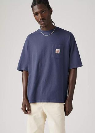 Футболка levi's с карманом