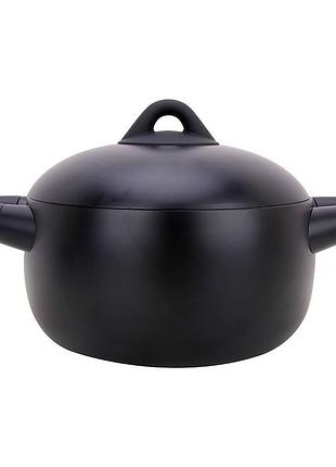 Pr-2204 каструля чорна перлина 20х10,5 см 3 л., pepper
