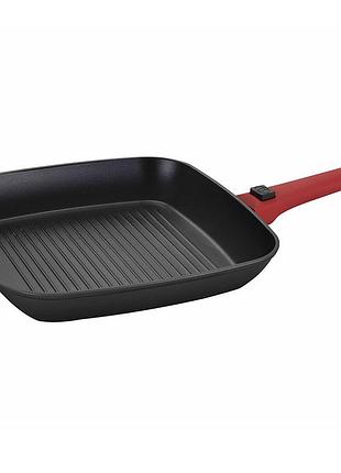 Pr-2210 сковорода гриль со складной ручкой агат 28 см, pepper