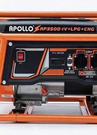 Генератор газобензиновий apollo