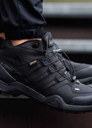 Terrex fast r mid gore-tex black blue