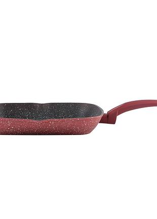 Pr-2110-24 сковорода гриль 'cherry' lava-stone 24x24 cм, pepper