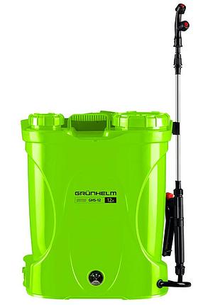 Опрыскиватель аккумуляторный - ghs -12, (8ан/12v, 2-4бар, 12л) (grunhelm)