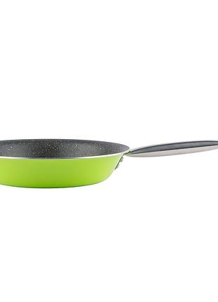 Pr-2105-22 сковорода green flower 22x4,8 cм (+подставка), pepper