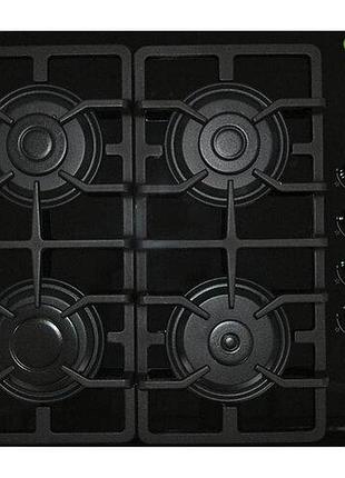 Варильна поверхня gpg 3211 bf газ скло 4 к. газконт. (grunhelm)