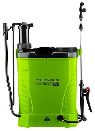 Опрыскиватель аккумуляторный - ghs -16-2 (8ан/12v, 2-4бар, 16л) (grunhelm)