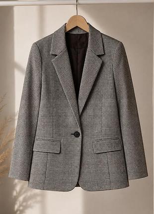 Піджак класичний primark у «гусячу лапку» xs/s