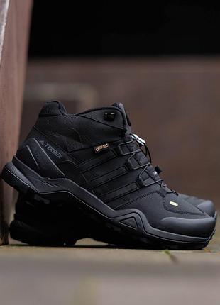 Р.41-46 кросівки з хутром adidas terrex fast r mid gore-tex ad115