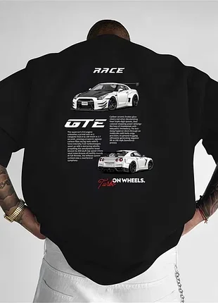 Мужская футболка oversizeточноr race – для настоящих фанатов авто