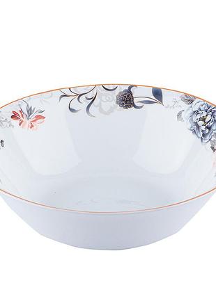 Піони, aura, салатник, vt-2187ap, vittora, 187 мм