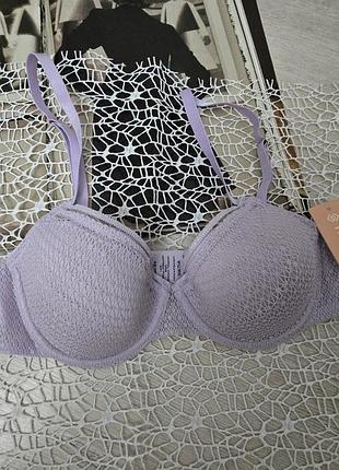 Бюстгалтер мереживний на тонкому поролоні thirdlove modern mesh demi bra