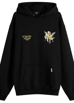 Оригинальное худи represent legacy cherubs hoodie в цвете jet black