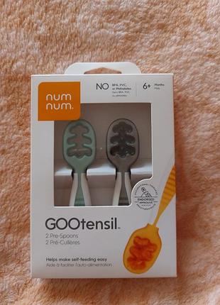 Силіконові прибори для немовлят num num pre-spoon 6-18 місяців