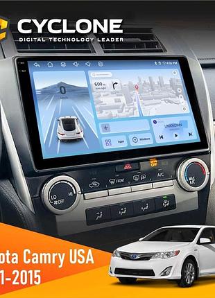 Штатна магнітола toyota camry 2011-2015 usa cyclone c10-012 4x64 dsp 4g