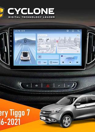 Штатна магнітола chery tiggo 7 2014-2021 cyclone c10-012 4x64 dsp 4g