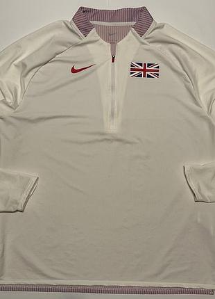 Кофта, зипка, олимпийка nike 2023 great britain international team pro elite half zip jersey