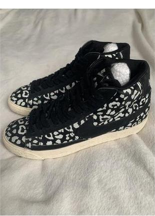 Кросівки nike wmns blazer mid print леопард 536698-014 uk 5.5