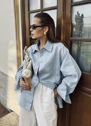 Сорочка жіноча  лляна h&m