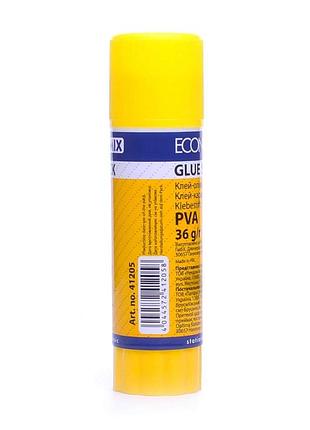 Клей-олівець pva 36 г, сухий клей для паперу, картону і фотографій 41205 economix