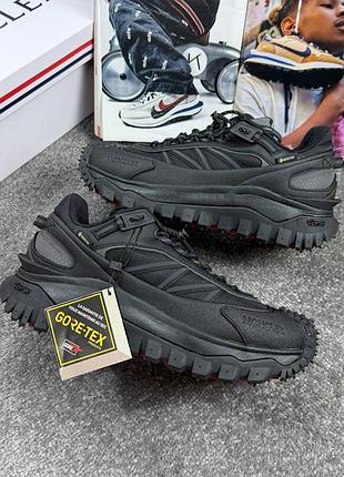 Р.40-45 кроссовки moncler trailgrip black gore tex артикул 0985