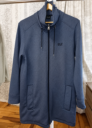 Женская удлиненная кофта jack wolfskin