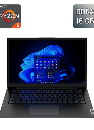 Ультрабук б-класс lenovo v14 g3 / 14" (1920x1080) ips / amd ryzen 5 5625u (6 (12) ядер по 2.3 - 4.3 ghz) / 16 gb ddr4 / 256 gb ssd