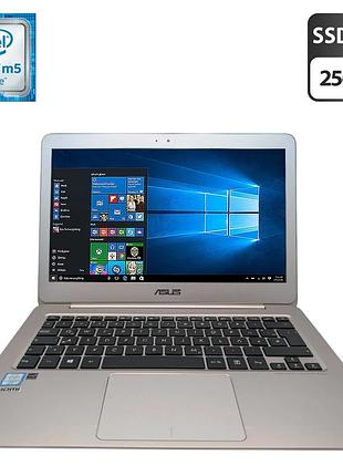 Ноутбук asus zenbook ux305 / 13.3" (3200x1800) ips / intel core m7-6y75 (2 (4) ядра по 1.2 - 3.1 ghz) / 8 gb ddr3 / 256 gb ssd m.2