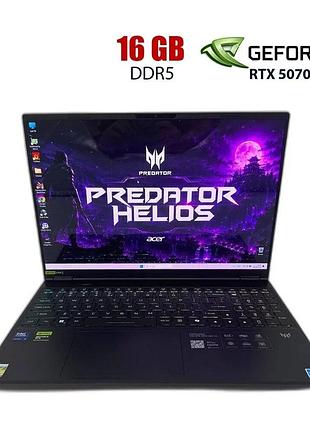 Игровой ноутбук acer predator helios neo 16s ai phn16s-71 / 16" (3840x2160) oled / intel core ultra 9 275hx (24 (24) ядер по 2.7 -