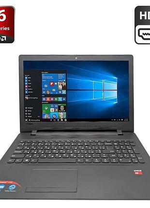 Ноутбук lenovo ideapad 110-15acl / 15.6" (1366x768) tn / amd a6-7310 (4 ядра по 2.0 - 2.4 ghz) / 4 gb ddr3 / 500 gb hdd / amd