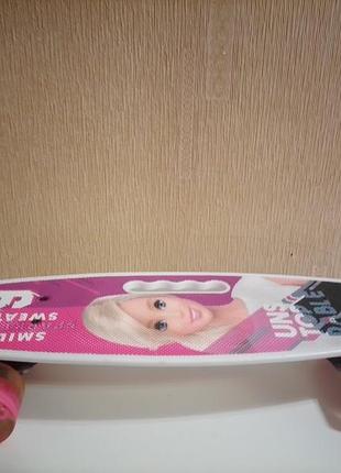 Дитячий пенні-борд barbie рожевий