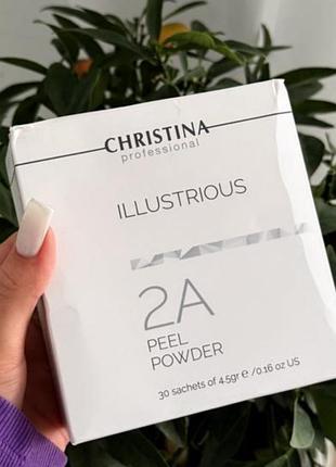 Професійний пілінг-порошок christina illustrious step-2a peel powder. оригінал