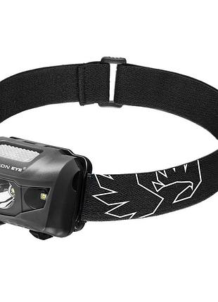 Фонарь налобный falcon eye orion (160lm) cool white/red/green led grey (fhl0012)