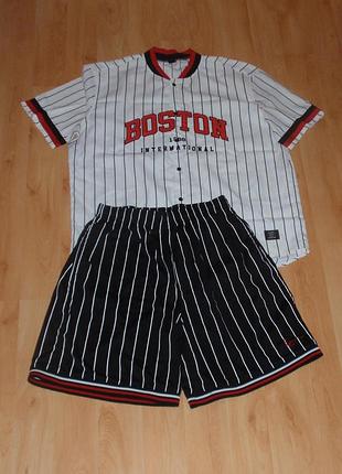 Комплект-костюм шорты karl kani dry short+ джерси shein t-shirt boston jersey bomber polo ck era original xl-xxl(2xl) nike x jordan