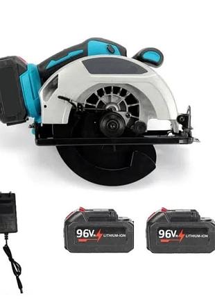 Аккумуляторная циркулярная пила domotec 7″ 96v