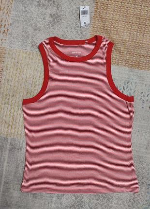 Котонова майка в полоску matalan