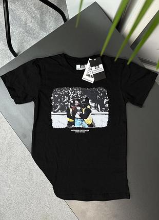 Футболка чоловіча weekend offender british casuals чорна бавовна
